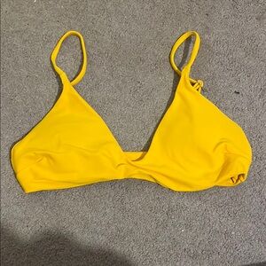 Yellow Bikini Top
